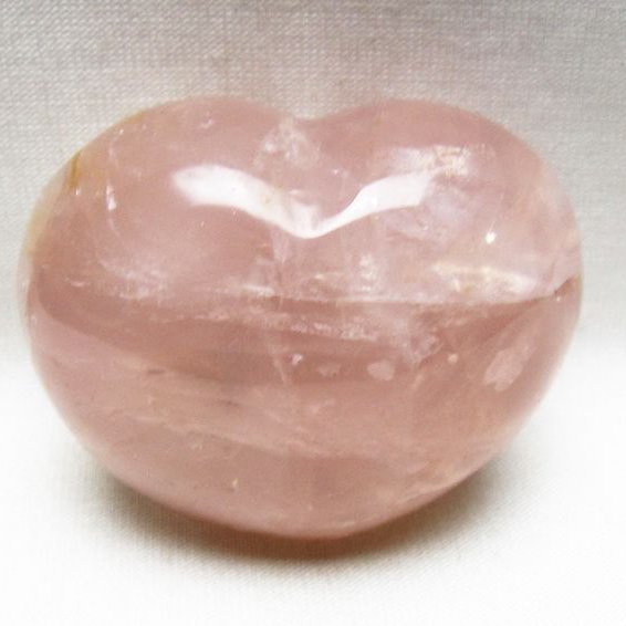 ローズクォーツハート置物 [t225-8833]