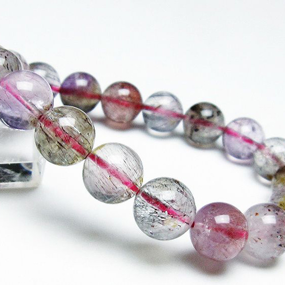 パワーストーン 天然石 セイクリッドセブンブレスレット 11mm [T226-8077]