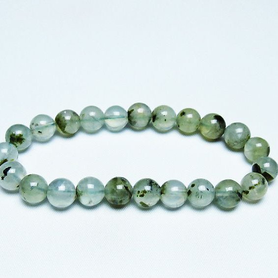 ルチル入りプレナイトブレスレット 9mm [T228-4488]