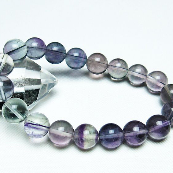 パワーストーン  フローライト ブレスレット 10mm [T229-4629]