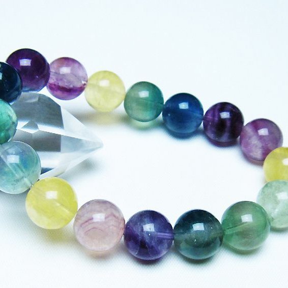 フローライト ブレスレット 12mm [t229-5359]