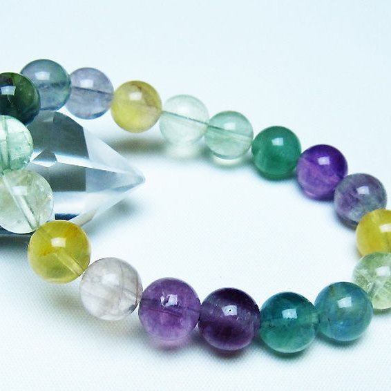 フローライト ブレスレット 10mm [t229-5413]