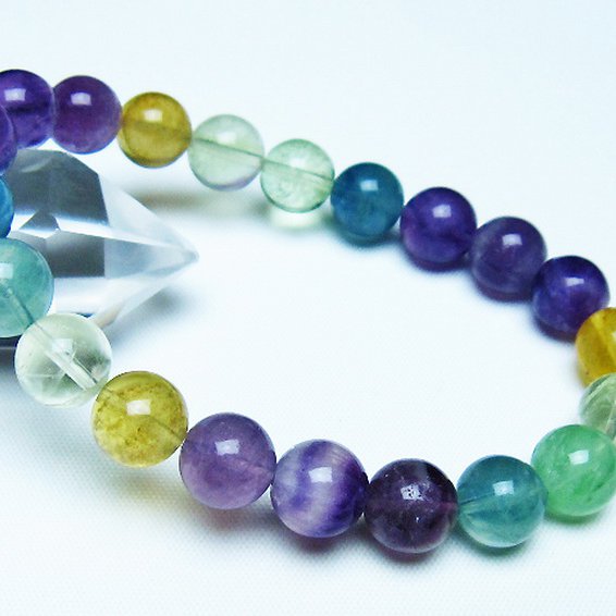 フローライト ブレスレット 10mm [T229-5418]