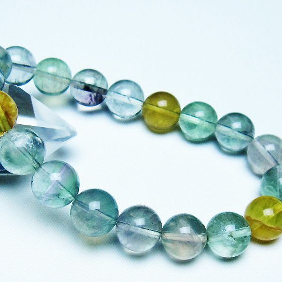 フローライト ブレスレット 11mm [t229-5540]