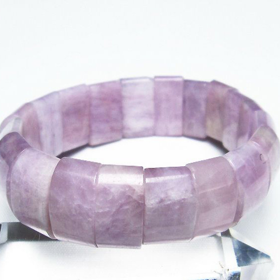 パワーストーン 天然石 クンツァイトバングル[T230-2063]