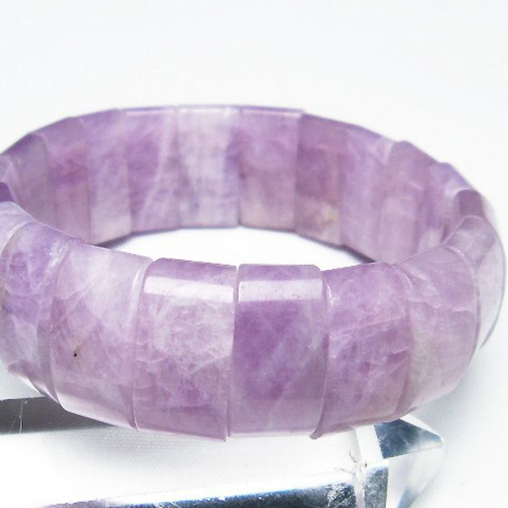 パワーストーン 天然石 クンツァイトバングル[T230-2077]