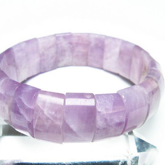 パワーストーン 天然石 クンツァイトバングル[T230-2105]