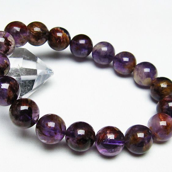 アメジストファントム ブレスレット12mm[T231-2276]