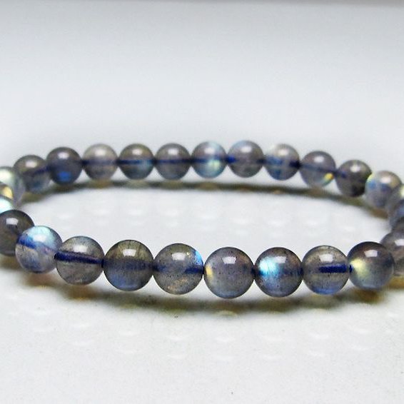 ラブラドライトブレスレット 7mm [T234-3928]