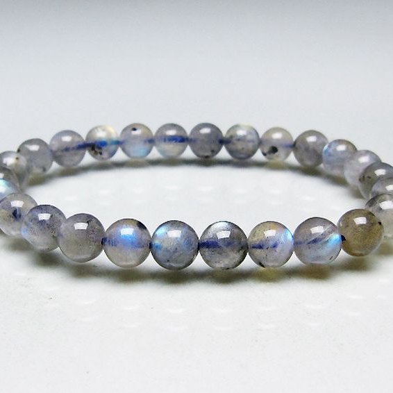 ラブラドライトブレスレット 7mm [T234-4076]