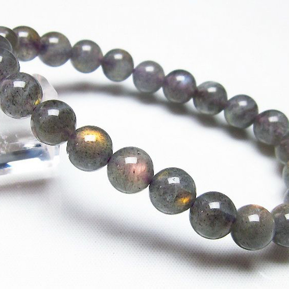 ピンクラブラドライト ブレスレット9mm[T235-2153]