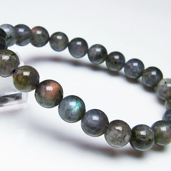 ピンクラブラドライト ブレスレット9mm[T235-2293]