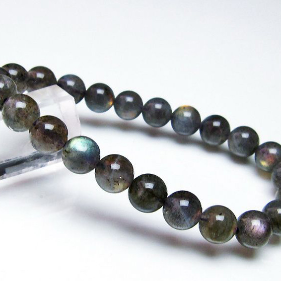 ピンクラブラドライト ブレスレット9mm[T235-2335]