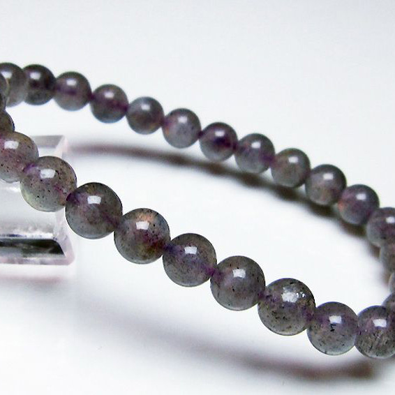 ピンクラブラドライト ブレスレット7mm[T235-2343]