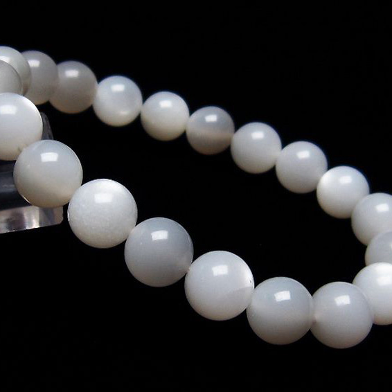 ムーンストーンブレスレット10mm[T238-6549]