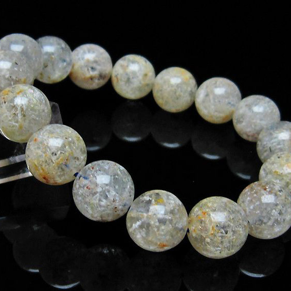 ホワイトガーデンファントムクォーツ ブレスレット13mm[T239-2005]