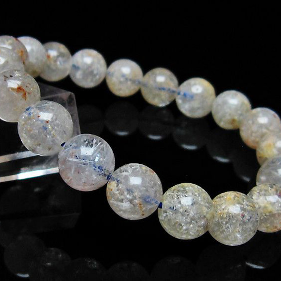 ホワイトガーデンファントムクォーツ ブレスレット10mm[T239-2041]