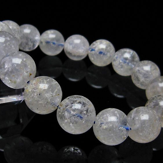 ホワイトガーデンファントムクォーツ ブレスレット13mm[T239-2147]