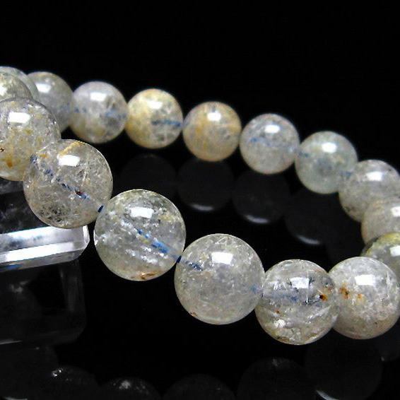 ホワイトガーデンファントムクォーツ ブレスレット12mm[T239-2274]