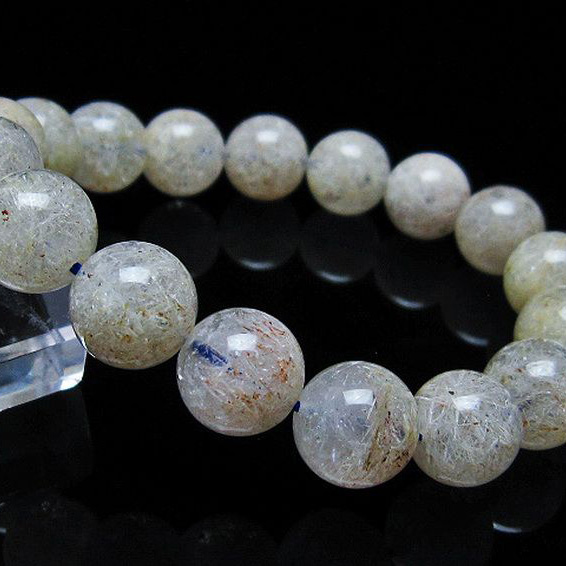 ホワイトガーデンファントムクォーツ ブレスレット11mm[T239-2623]