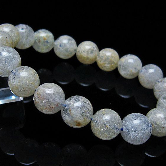 ホワイトガーデンファントムクォーツ ブレスレット11mm[T239-2629]