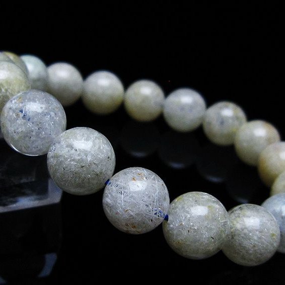 ホワイトガーデンファントムクォーツ ブレスレット 11mm [T239-3087]