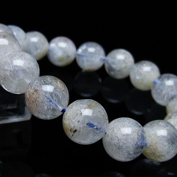 ホワイトガーデンファントムクォーツ ブレスレット 13mm [T239-3154]