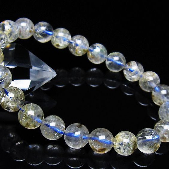 ホワイトガーデンファントムクォーツ ブレスレット 9mm [T239-3334]