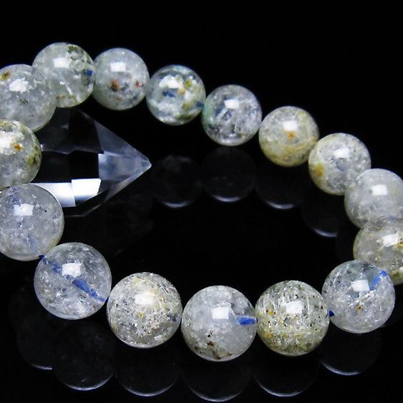 ホワイトガーデンファントムクォーツ ブレスレット 14mm [T239-3353]