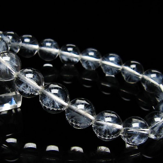 ホワイトスタークォーツ ブレスレット10mm[T241-2671]