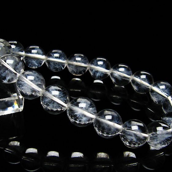 ホワイトスタークォーツ ブレスレット10mm[T241-2681]