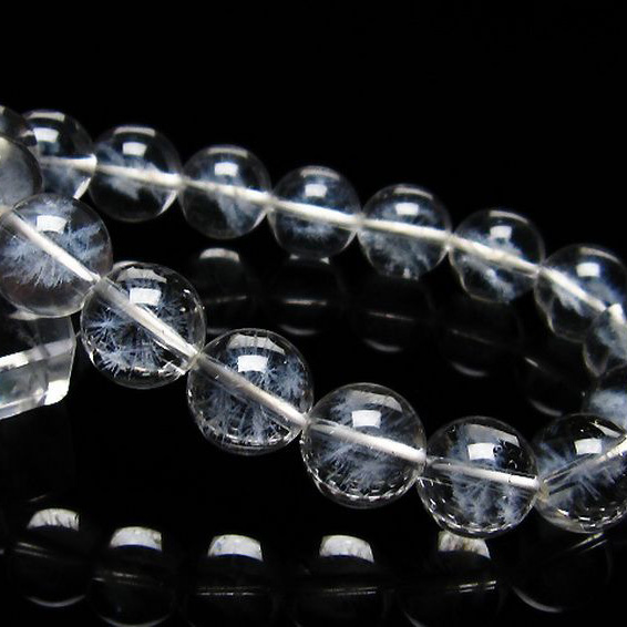 ホワイトスタークォーツ ブレスレット12mm[T241-2733]