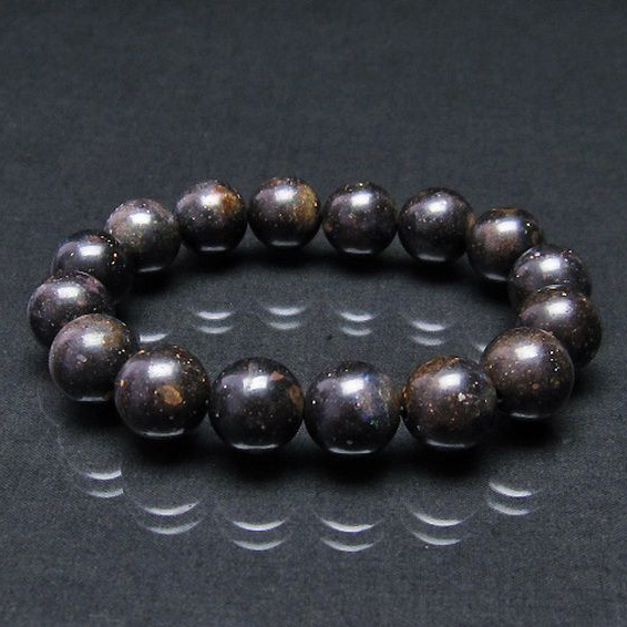 ブラックオパールブレスレット14mm[T249-3948]