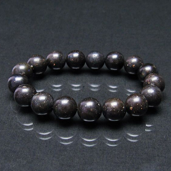 ブラックオパールブレスレット13mm[T249-3956]