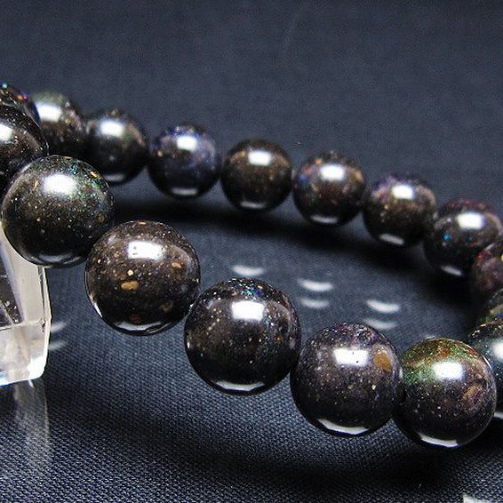 ブラックオパールブレスレット 11mm [T249-4569]