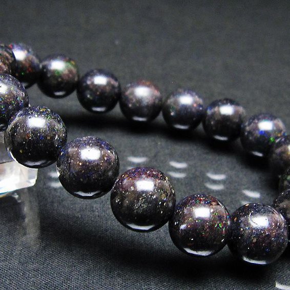 ブラックオパールブレスレット 11mm [T249-4803]