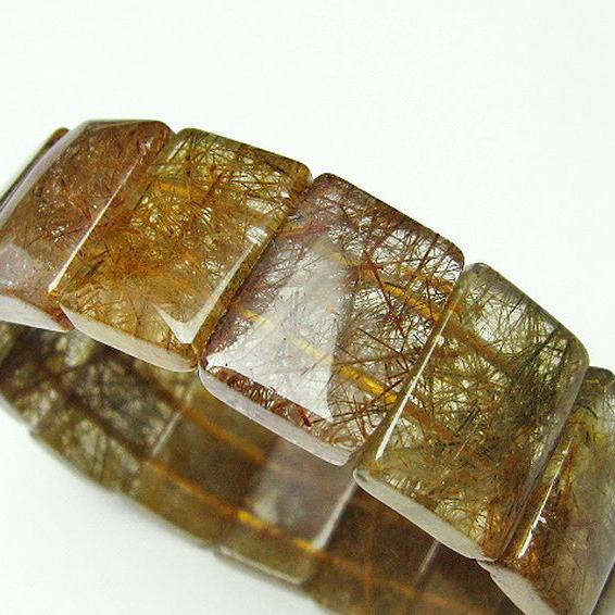 トルマリンルチルバングル[T251-2635]