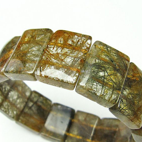 トルマリンルチルバングル[T251-2650]