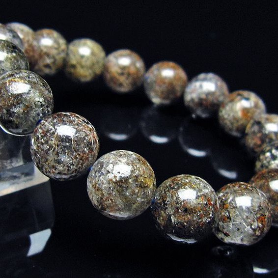 ガーデン トルマリンルチル入り ブレスレット 12mm [T253-2939]