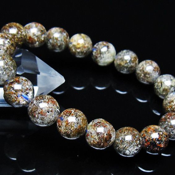 ガーデン トルマリンルチル入り ブレスレット 11mm [t253-3216]