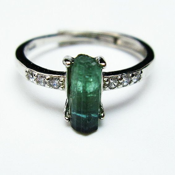 トルマリンルチル指輪(13号) [t254-2666]