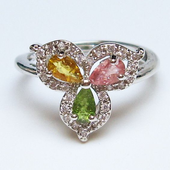 トルマリン指輪(13号) [t254-2903]