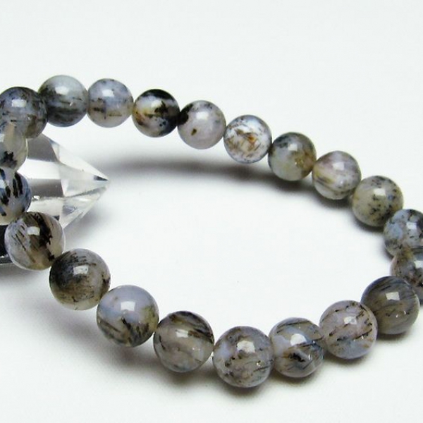 ルチルインアゲート ブレスレット9mm[T258-1723]