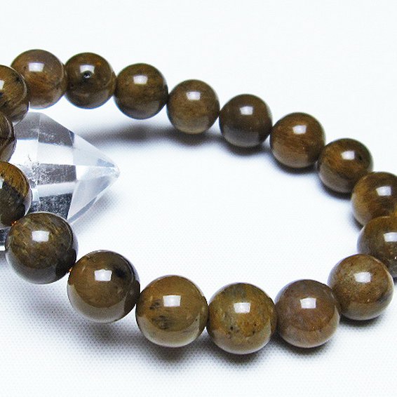 ルチルインアゲート ブレスレット 11mm [T258-1956]