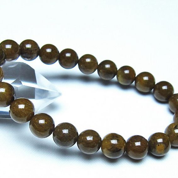 ルチルインアゲート ブレスレット 9mm [t258-2172]