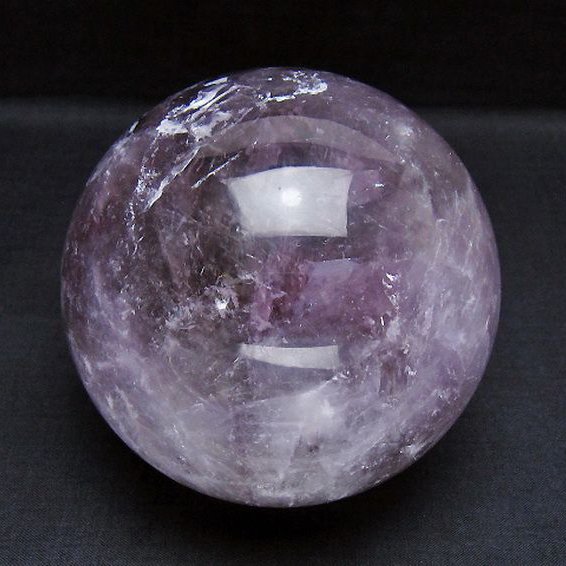1.2Kgアメジスト丸玉 94mm [T259-13265]