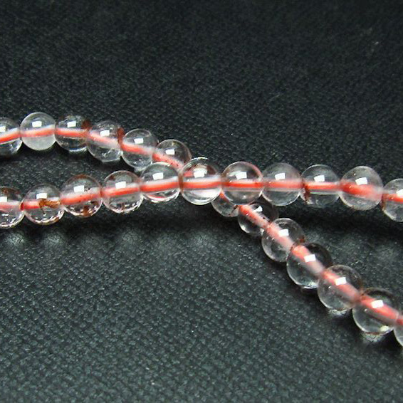 赤ガーデン水晶ブレスレット5mm[T262-750]