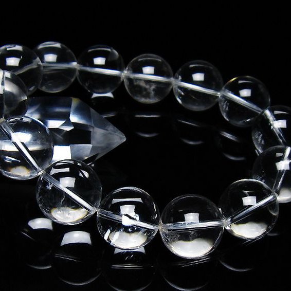 ヒマラヤ水晶ブレスレット 17mm [T263-4199]