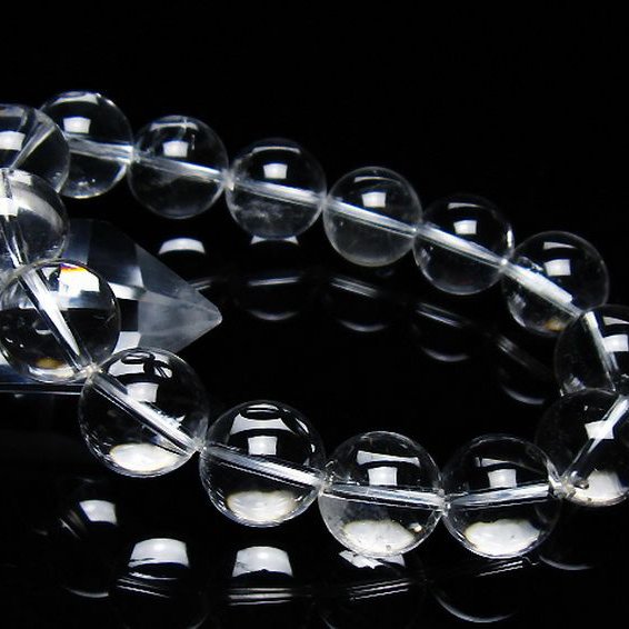 ヒマラヤ水晶ブレスレット 14mm [T263-4224]