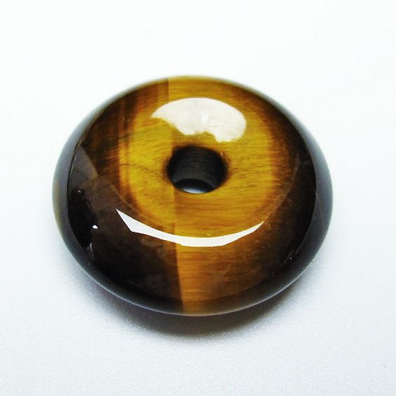 タイガーアイ※黄虎目石平安扣[T267-1005]